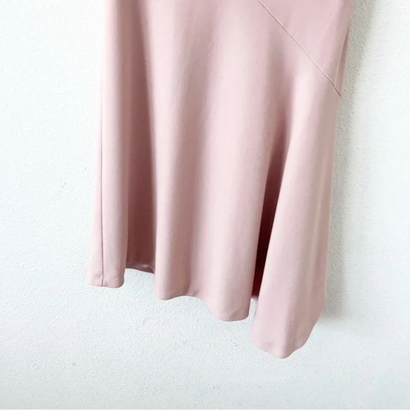 L.K Bennett Lenny Asymmetrical Wedding Guest Dress in Rose Pink - Picture 5 of 10